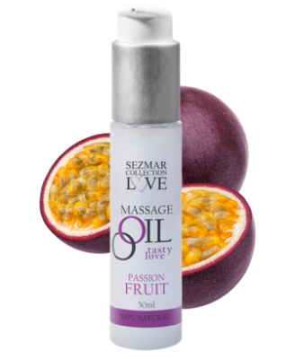 Huile de massage comestible Fruit de la passion 50ml 